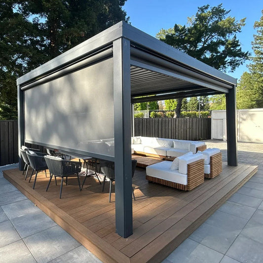 Sun Shade Pergola: Multi functional Sunshade Art in Gardens