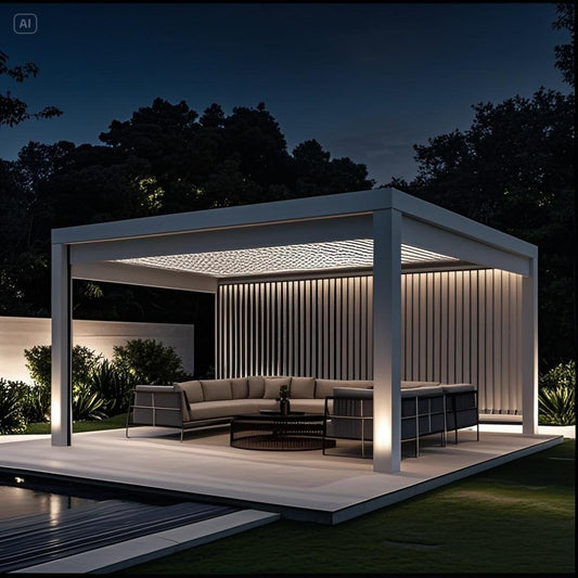 Pergola (pergola/pergola): a poetic living space in the courtyard